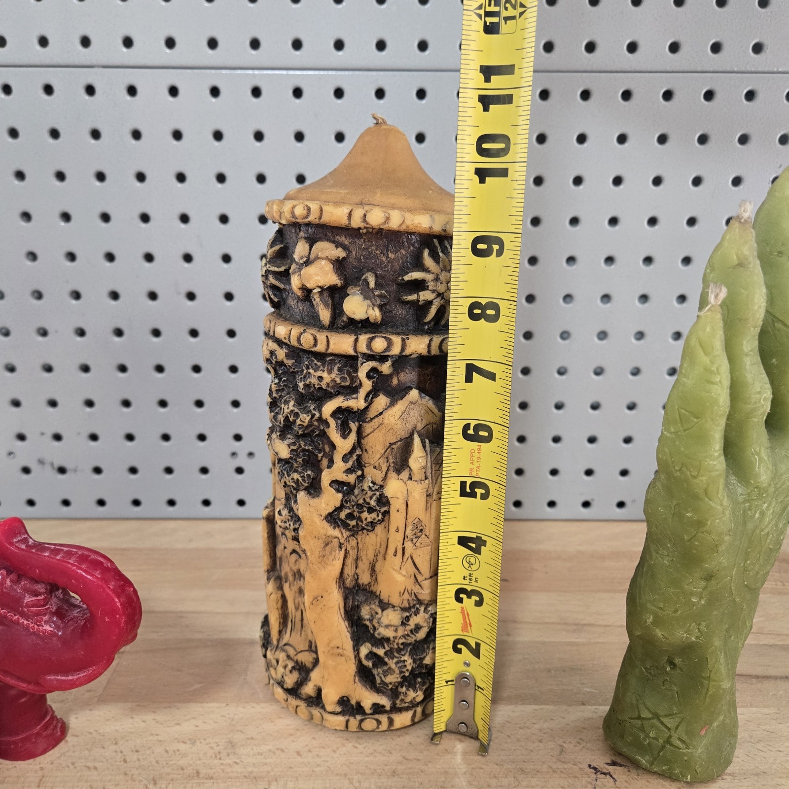 Hand of Glory Candle, Elephant Candle, Tower Candle SET OF 3 New Unused