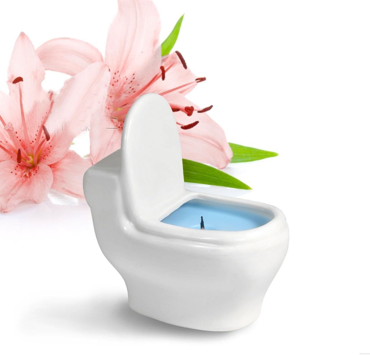 Aromatherapy Candle,Humorous Toilet Designs,Burns for Over 60 Hours,Bathroom Can
