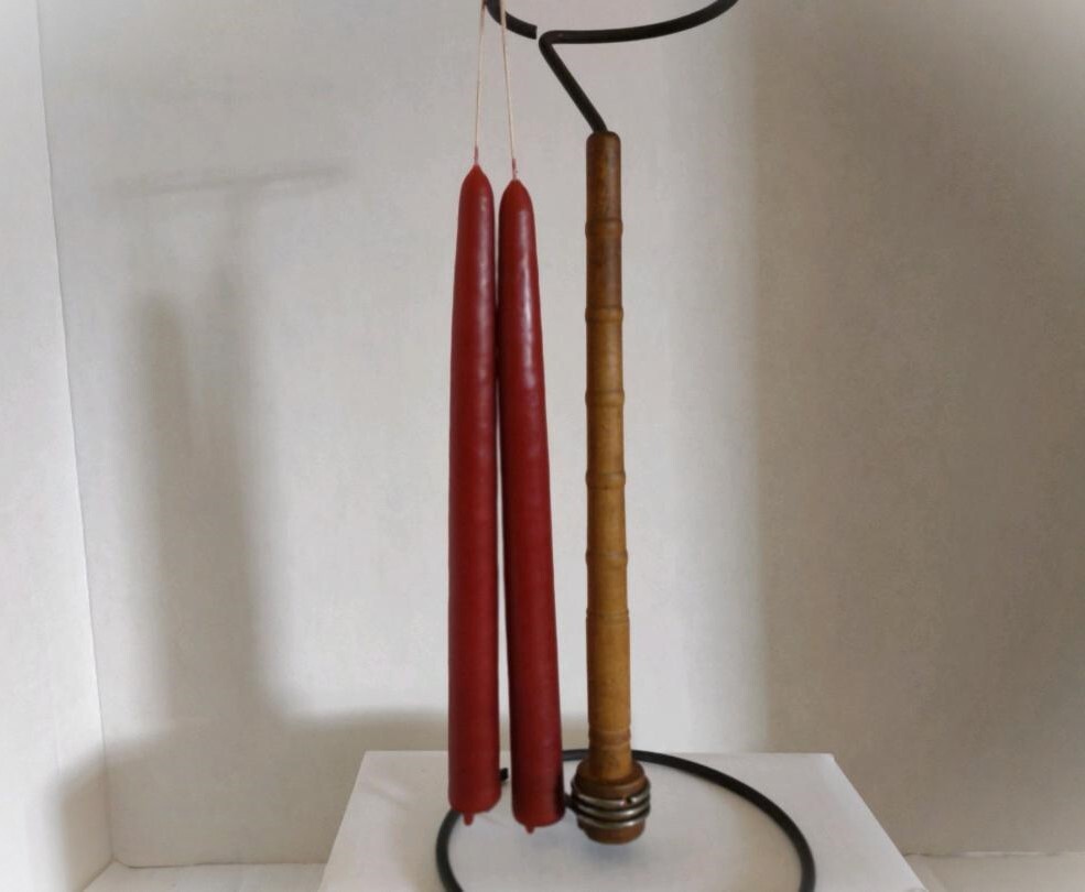 Hand-Dipped Taper Candle Pair ~ 9″ Standard size ~ 3/4″ diameter base ~ 6 Colors
