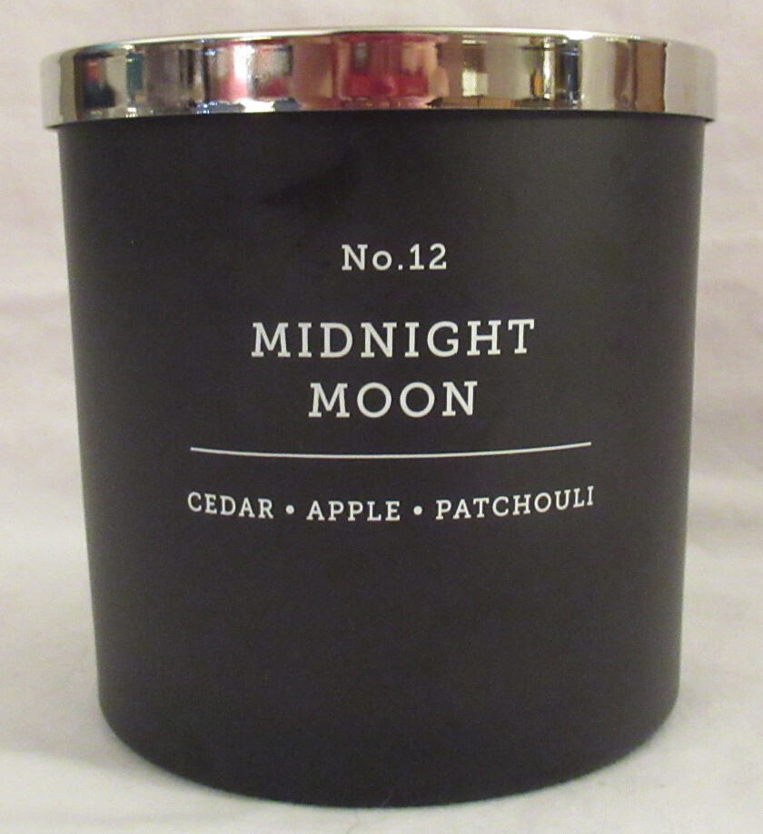 Kirkland’s 13 oz Large Jar 3-Wick Candle 28-32 hours No. 12 MIDNIGHT MOON