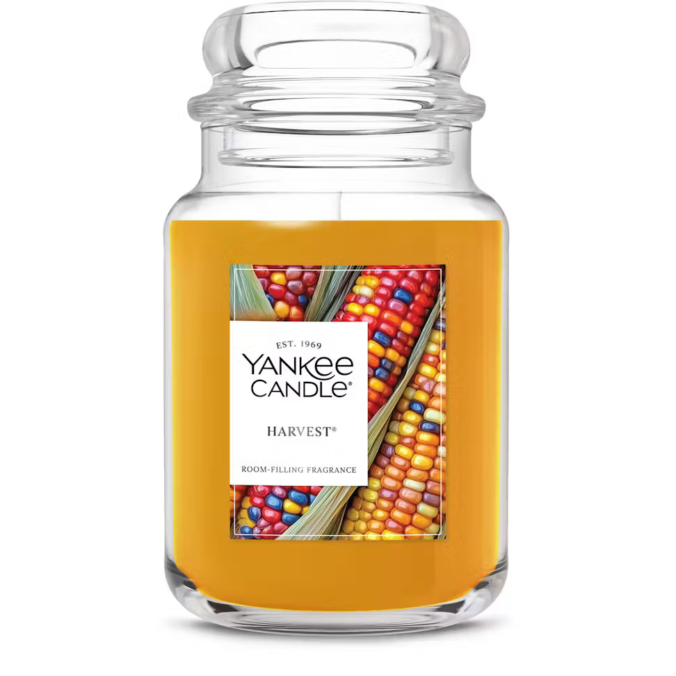 Yankee Candle Harvest Large Jar Candle 22 oz Scented Candle New Hard to find