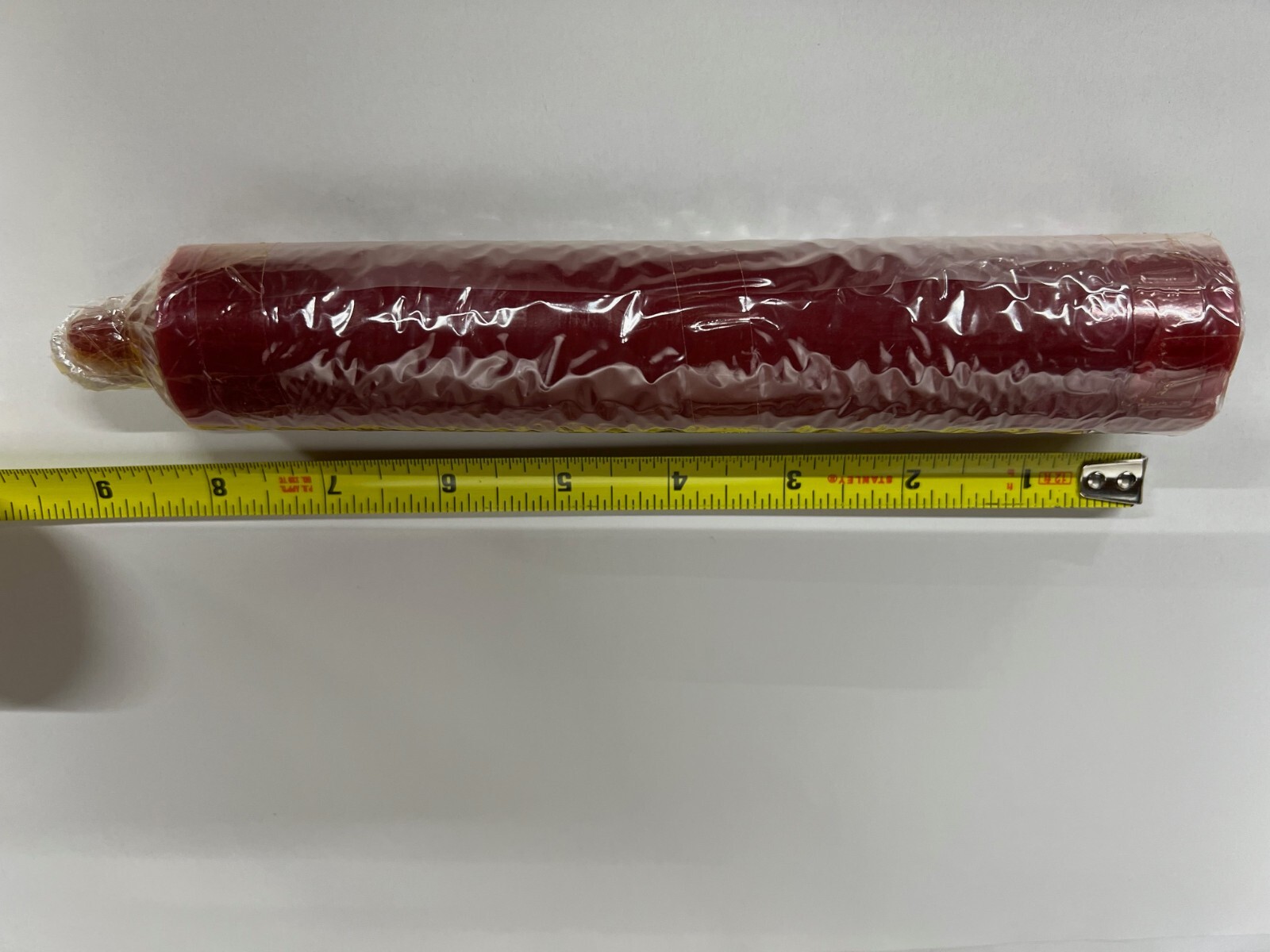 JUMBO ALTAR CANDLES 1 COLOR 1 1/2″D X 8″ T IN RED