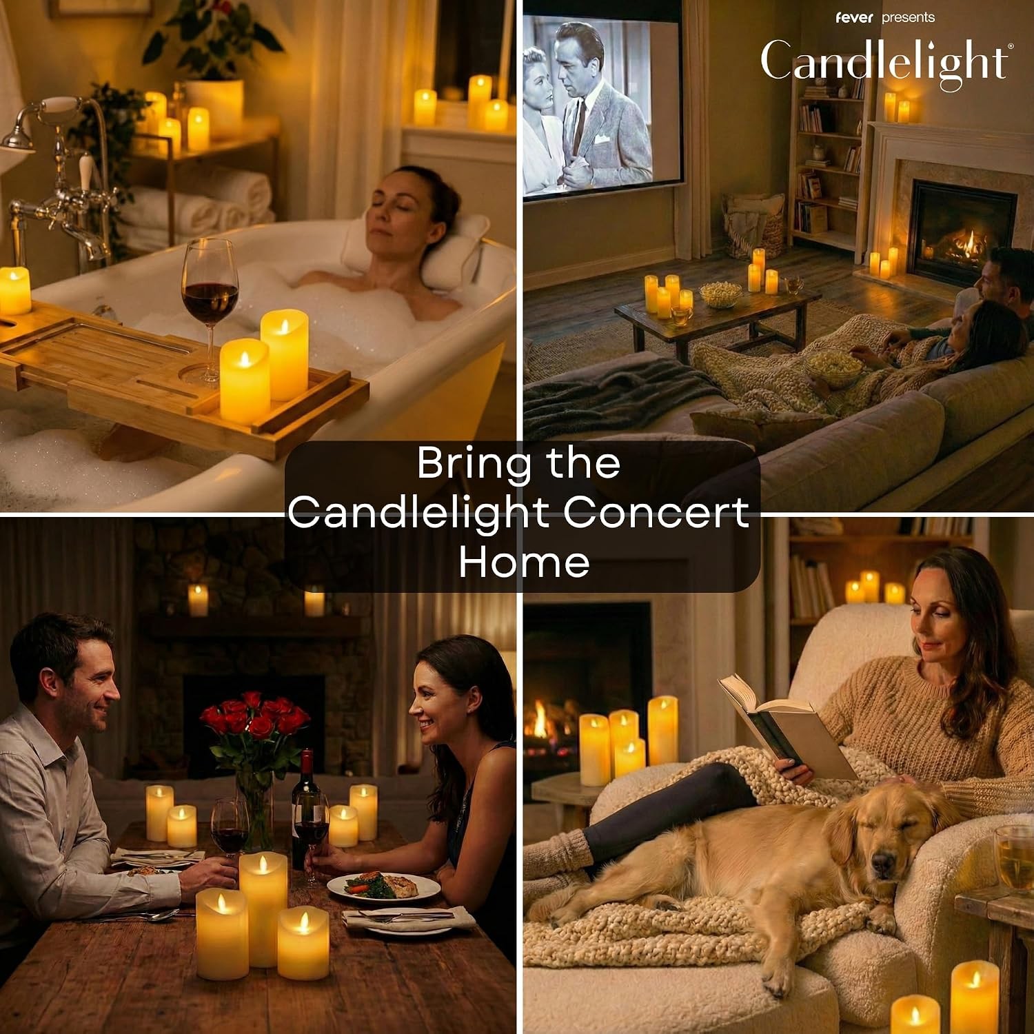 Flickering Flameless Battery Operated Candles 3 Pack Candles for Sale