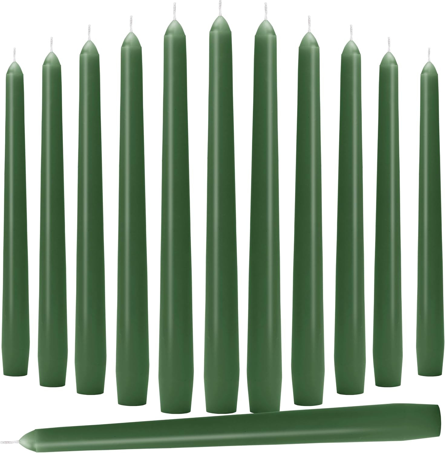 Pink Taper Candles 10-Inch – Pink Candlesticks 12 Pack Dripless Tapered Candle U