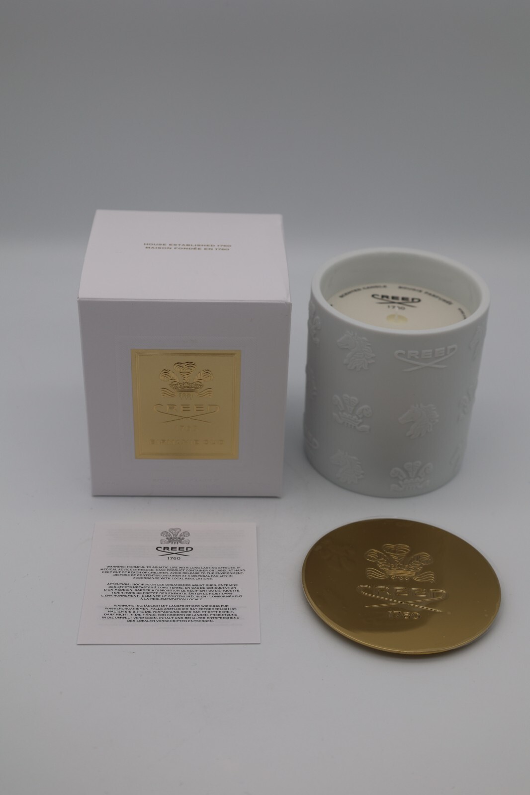 Creed Bougie Parfumee Birmanie Oud Candle 220g / 7.76oz Authentic by Finescents
