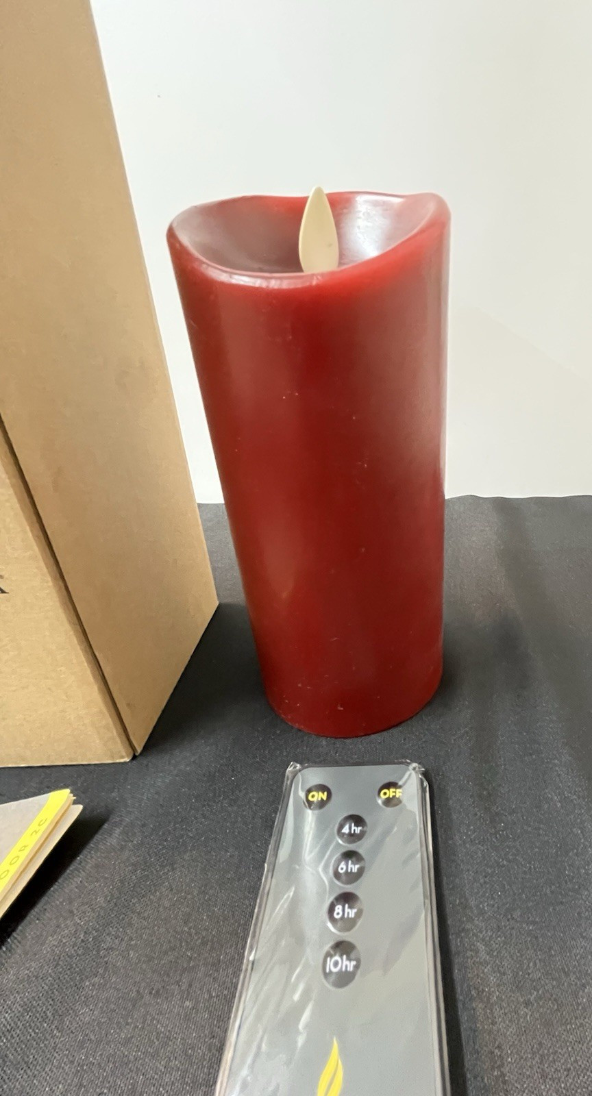 Luminara Real Flame Effect Candle Remote Controlled C Battery Operated New 7″