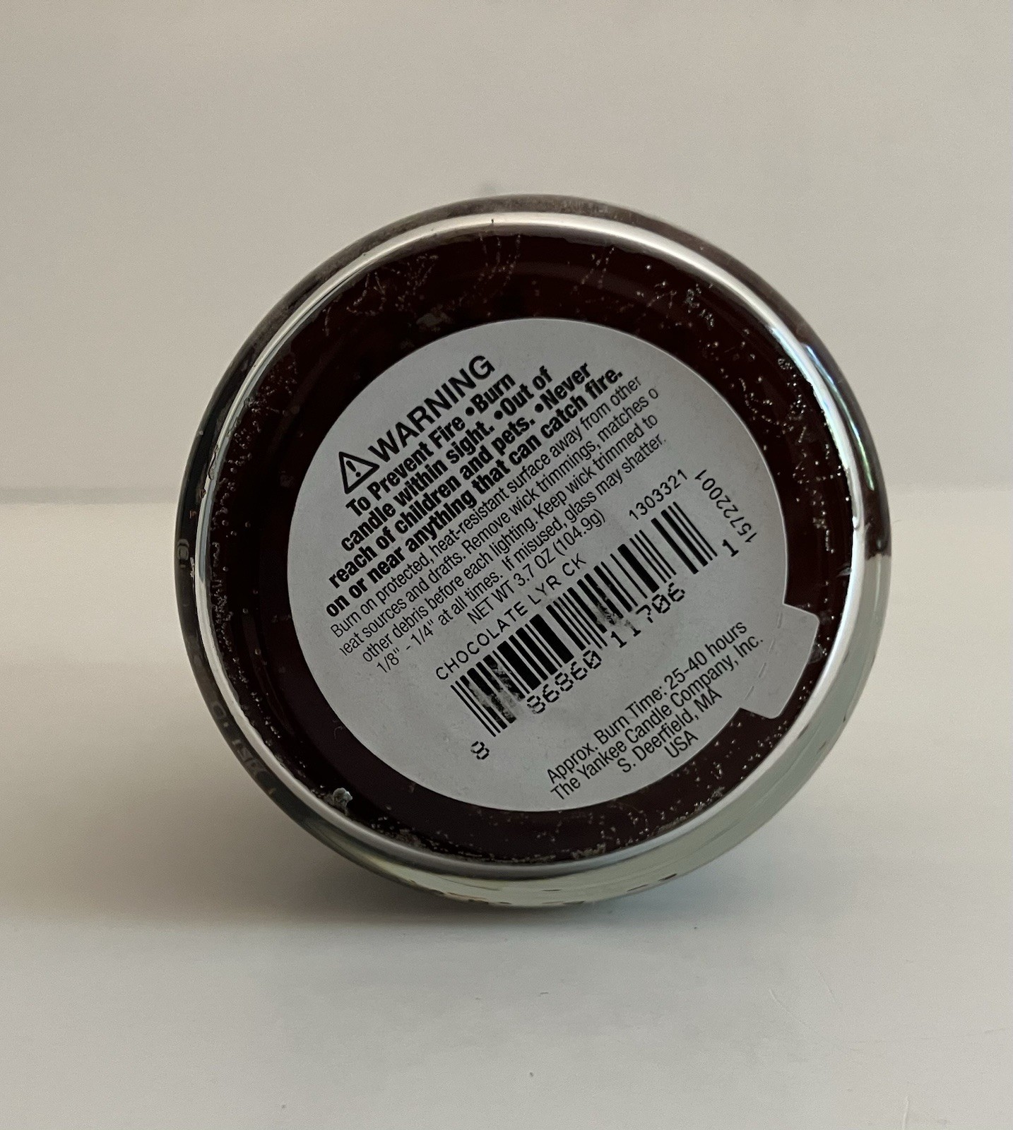 Yankee Candle Chocolate Layer Cake 3.7 Oz Small Jar New