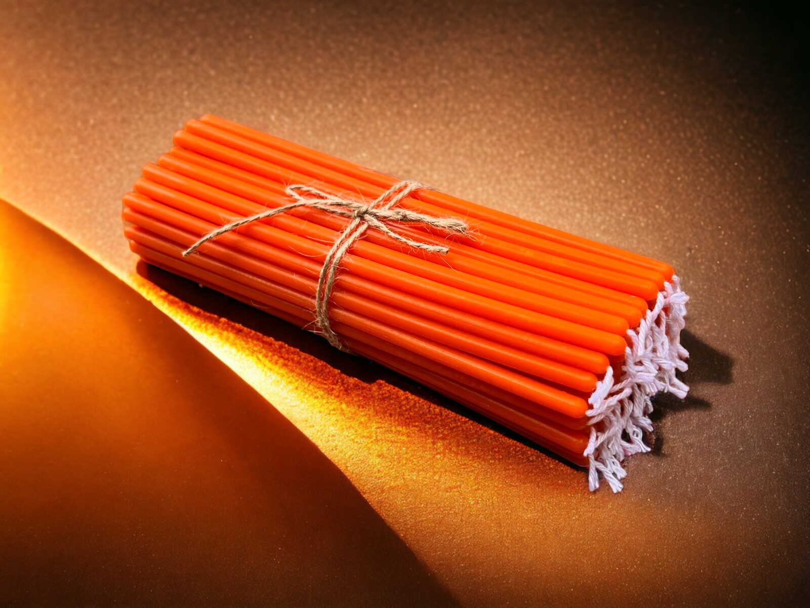 100% Beeswax Thin Taper Ritual Candles – 7.5″ x 0.2″, Multi-Color Options