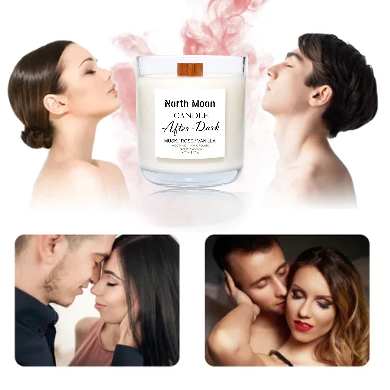 Candle Aromatherapy, Natural Fresh Lasting Fragrance Gift Romantic Home Bedroom