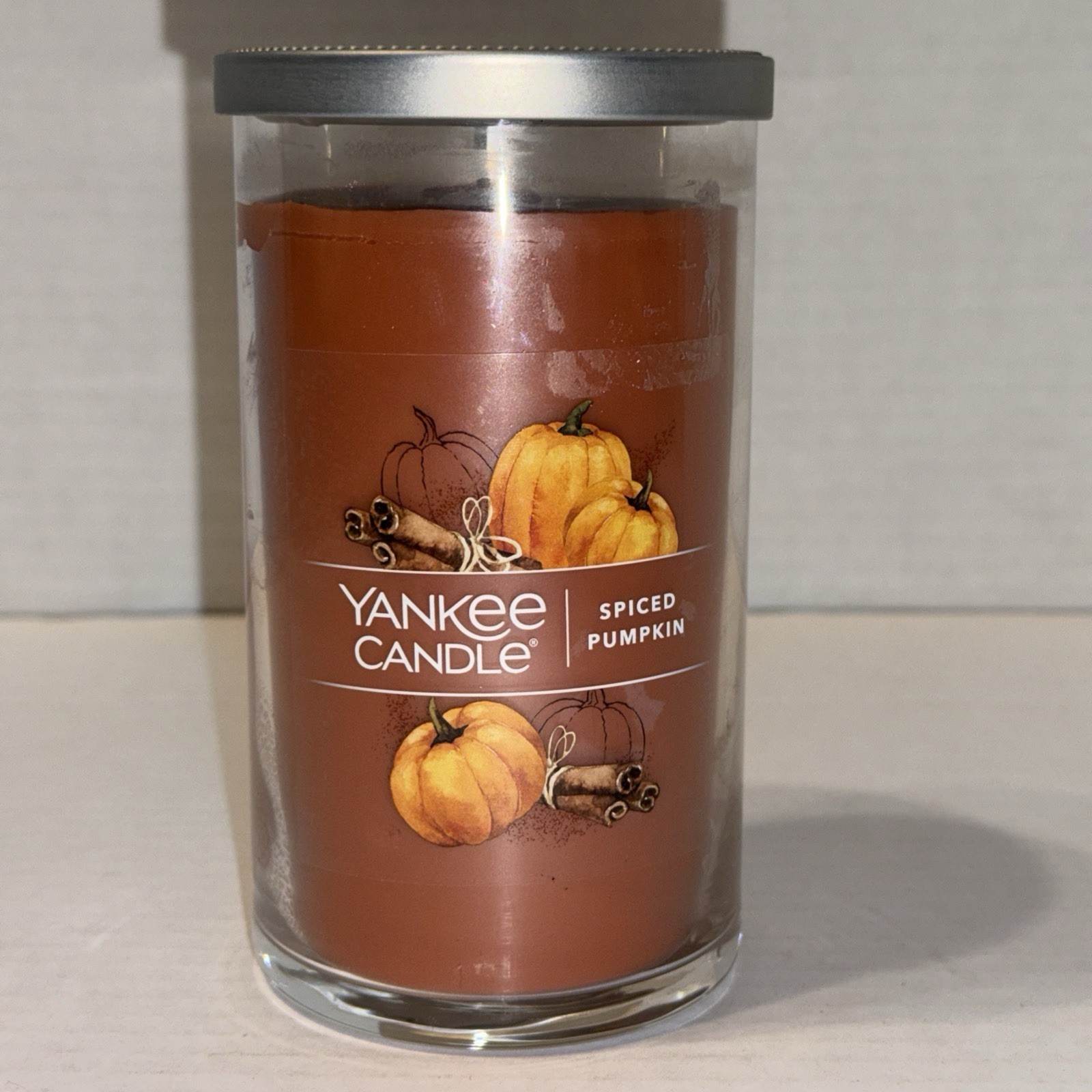 Yankee Candle Spiced Pumpkin 1-wick Candle 14.25oz NEW