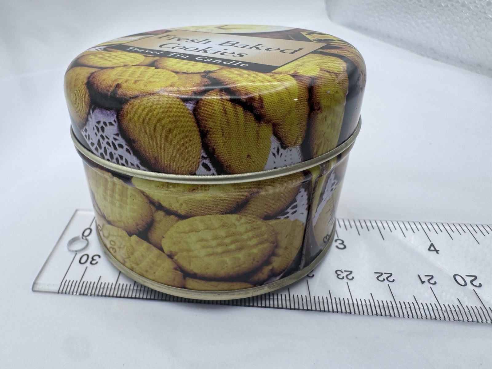 Fresh Baked Cookies Scented Travel Tin Candle 3.53 oz New India