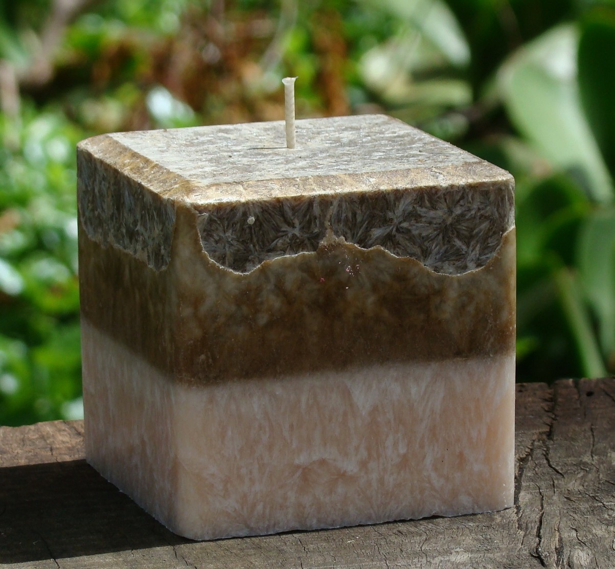 Citronella 1.2kg Square Crystalized Candle Pure Essential Oils Handmade in QLD