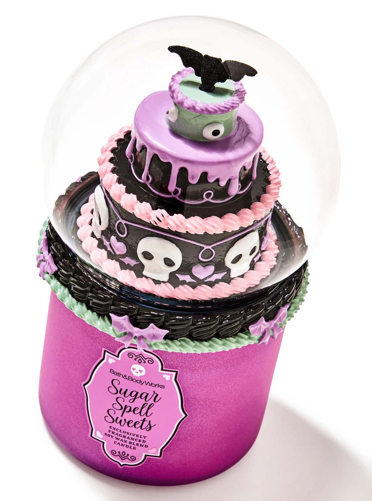 Bath & Body Works SUMMERWEEN🦇SUGAR SPELL SWEETS 3-Wick Candle + BONUS Mini Tote