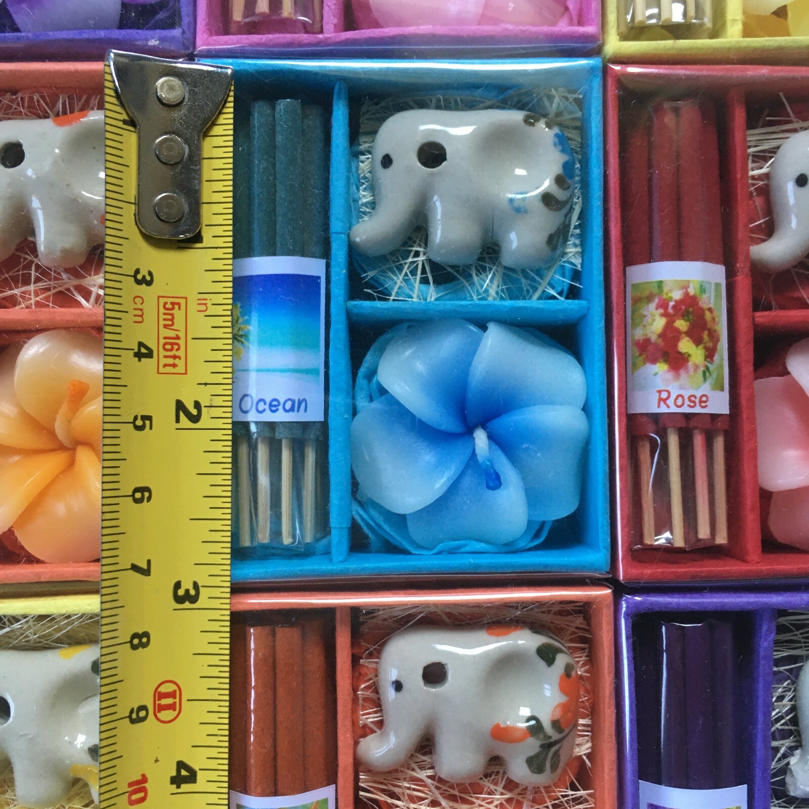 12 Pcs Incense Sticks Burn Candle Thai Aroma Spa Relax Handmade Gift