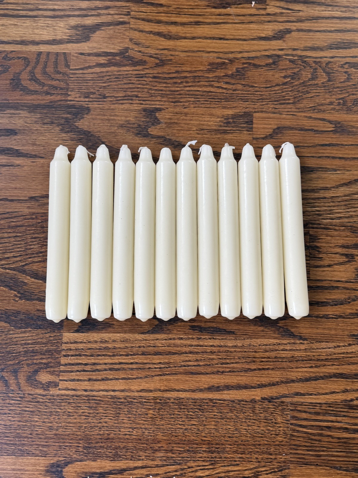 7 inch ivory taper candles 24 pack