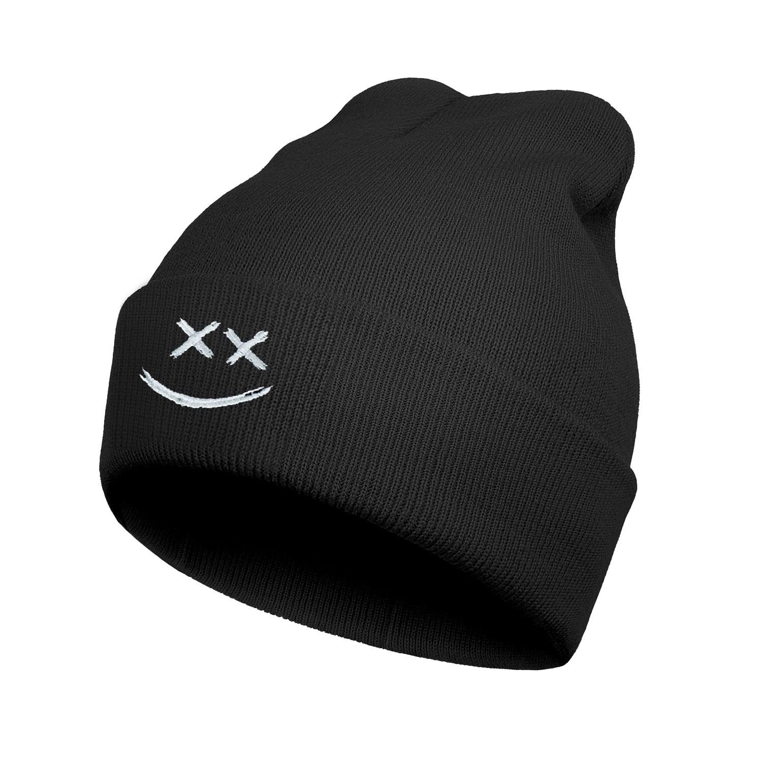 Cool Graphic Beanie Men And Women Black Cap Hat Skullcap Knitted Winter Warm