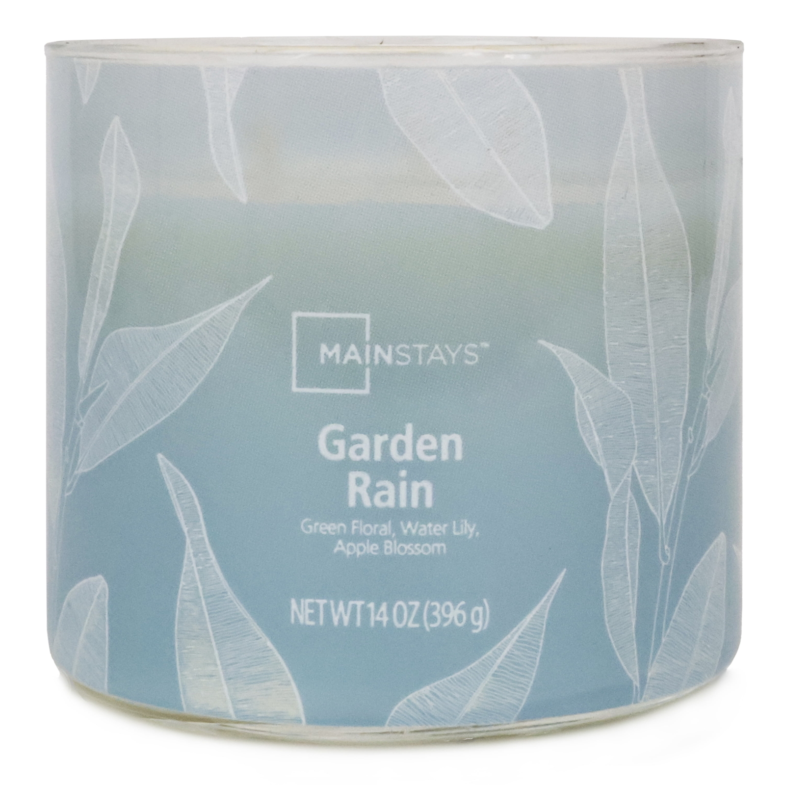 (2 pack) 3-Wick Ombre Wrap Garden Rain Candle, 14-Ounce