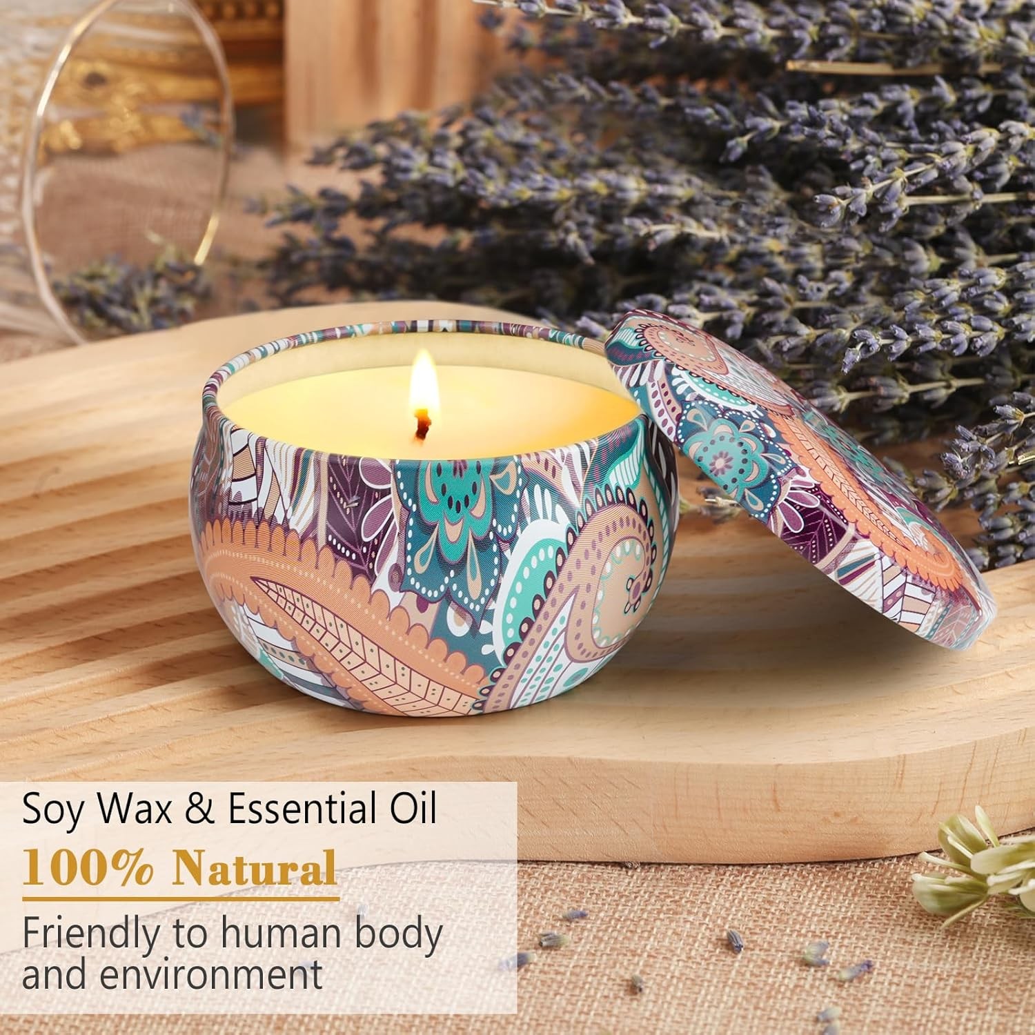 4 Pack Scented Candles Gifts for Women 10oz Home Scented Candles 100Hours Aromat