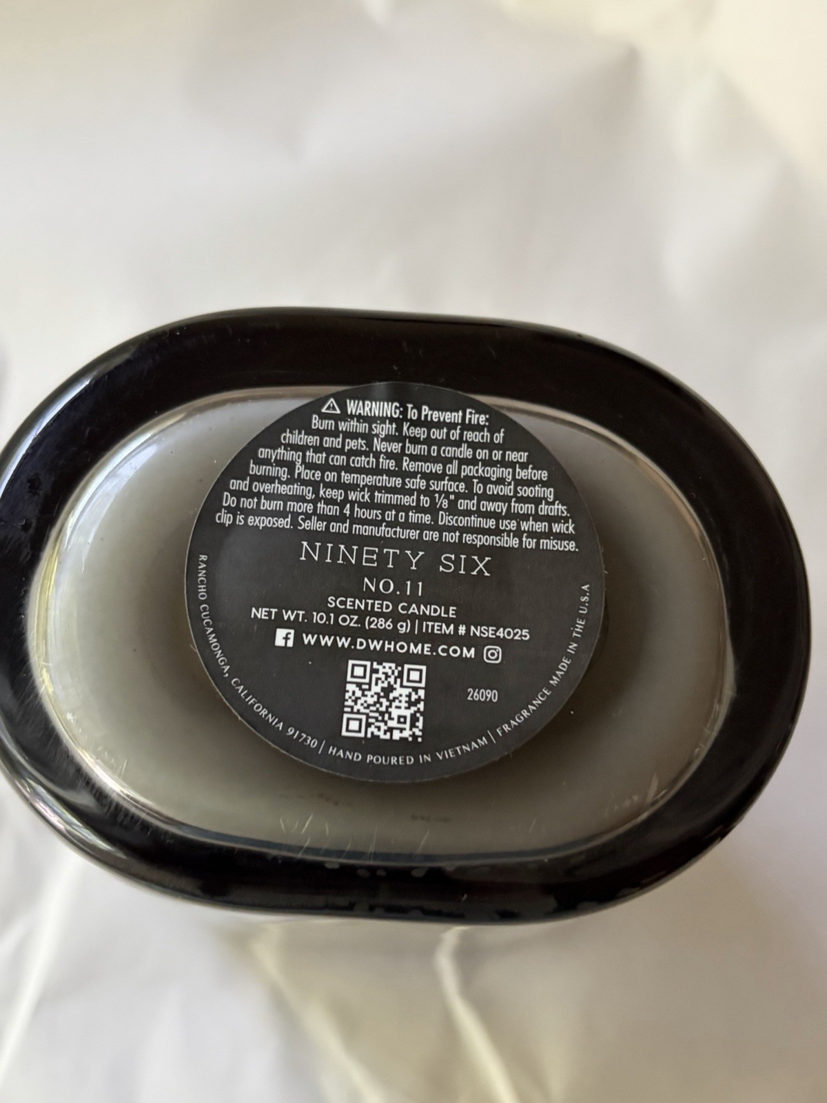 NINETY SIX No. 11 Scented 2 Wick Candle Hand Poured 10.1 oz 286 g (NEW)