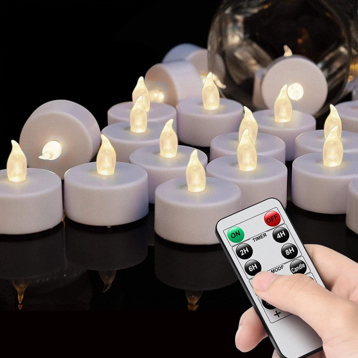 Tea Lights Flameless Battery Operated Candles-150Pack LED Flickering Votive Cand
