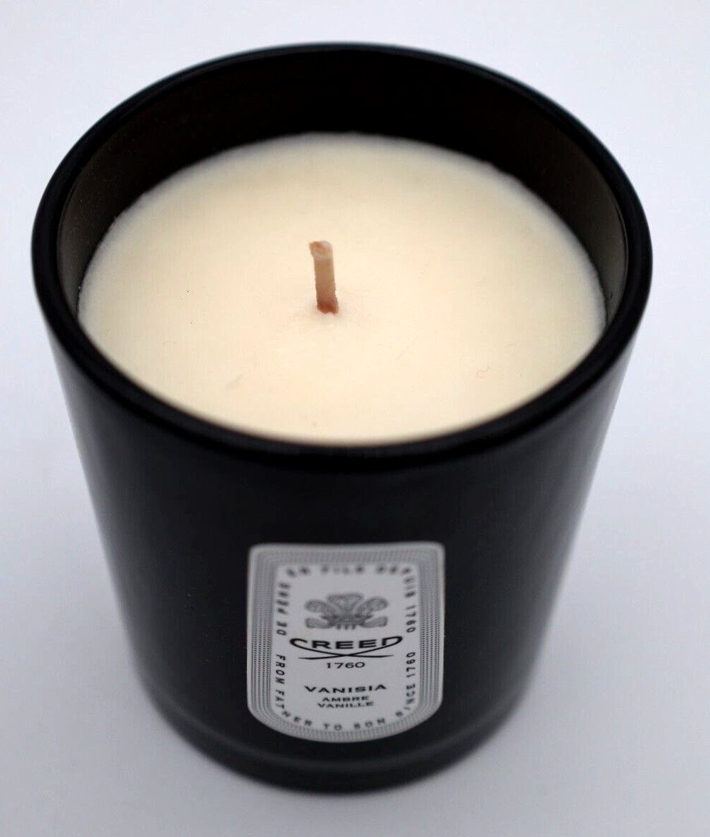 Creed Bougie Parfumee Vanisia Ambre Vanille Candle 220g Boxed Fast Finescents