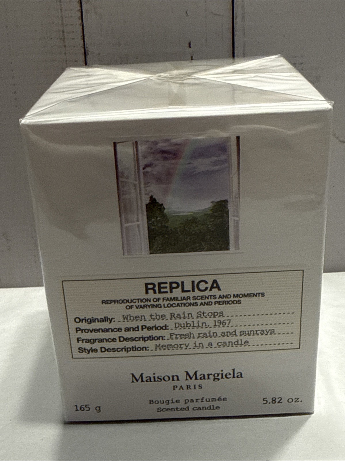 Maison Margiela REPLICA ~When The Rain Stops ~ Candle 5.8 oz (165g) New Sealed