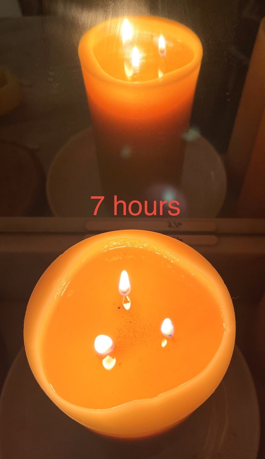 Luxury large Beeswax Pillar, Unscented Candles, Made in Canada