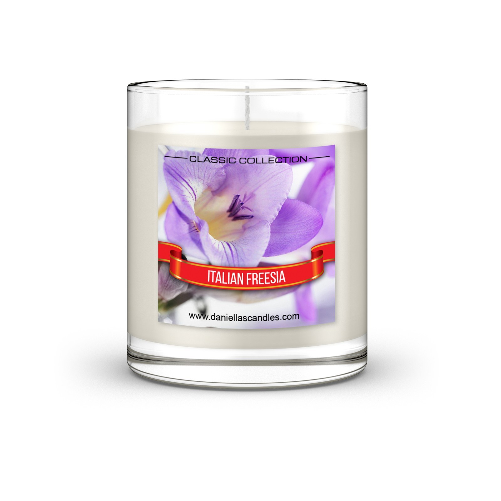 Daniella’s Candles Scented Classic Candle 11 oz NEW – ITALIAN FREESIA