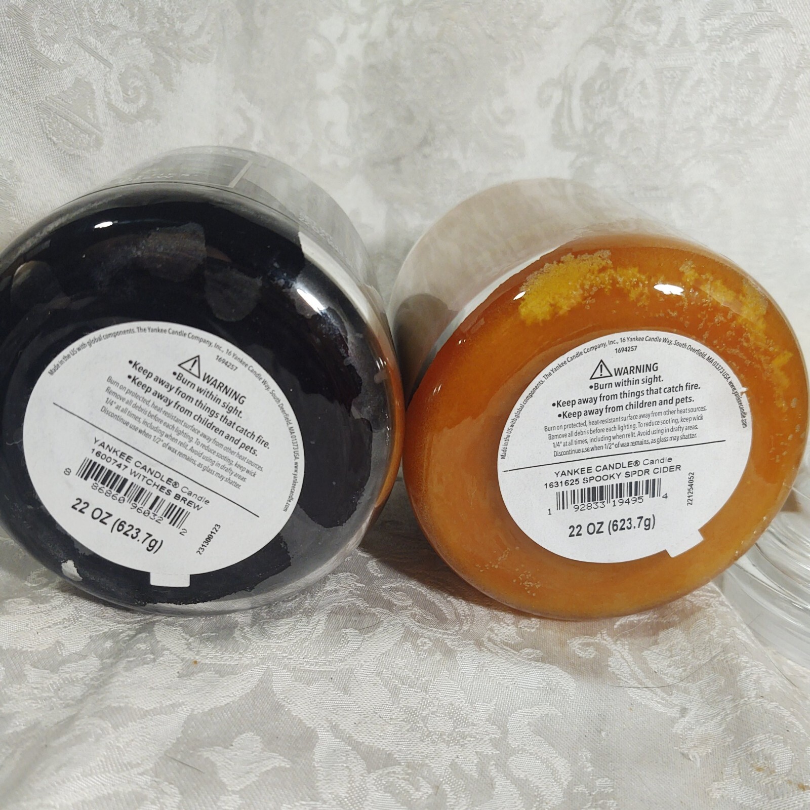 Yankee Candle Witches Brew & Spooky Spider Cider Large Jars – NEW