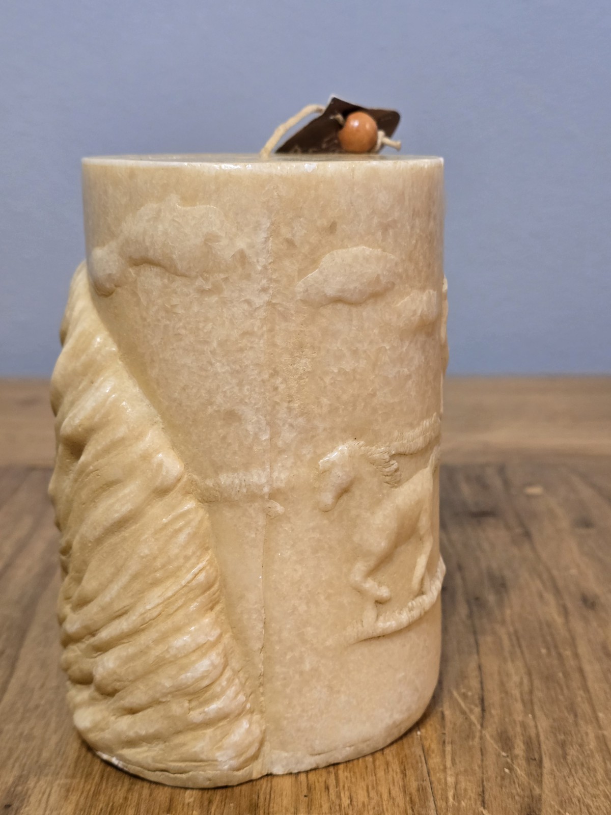 Animal Spirits 5.5″ Handcrafted Horse Pillar Candle Unscented