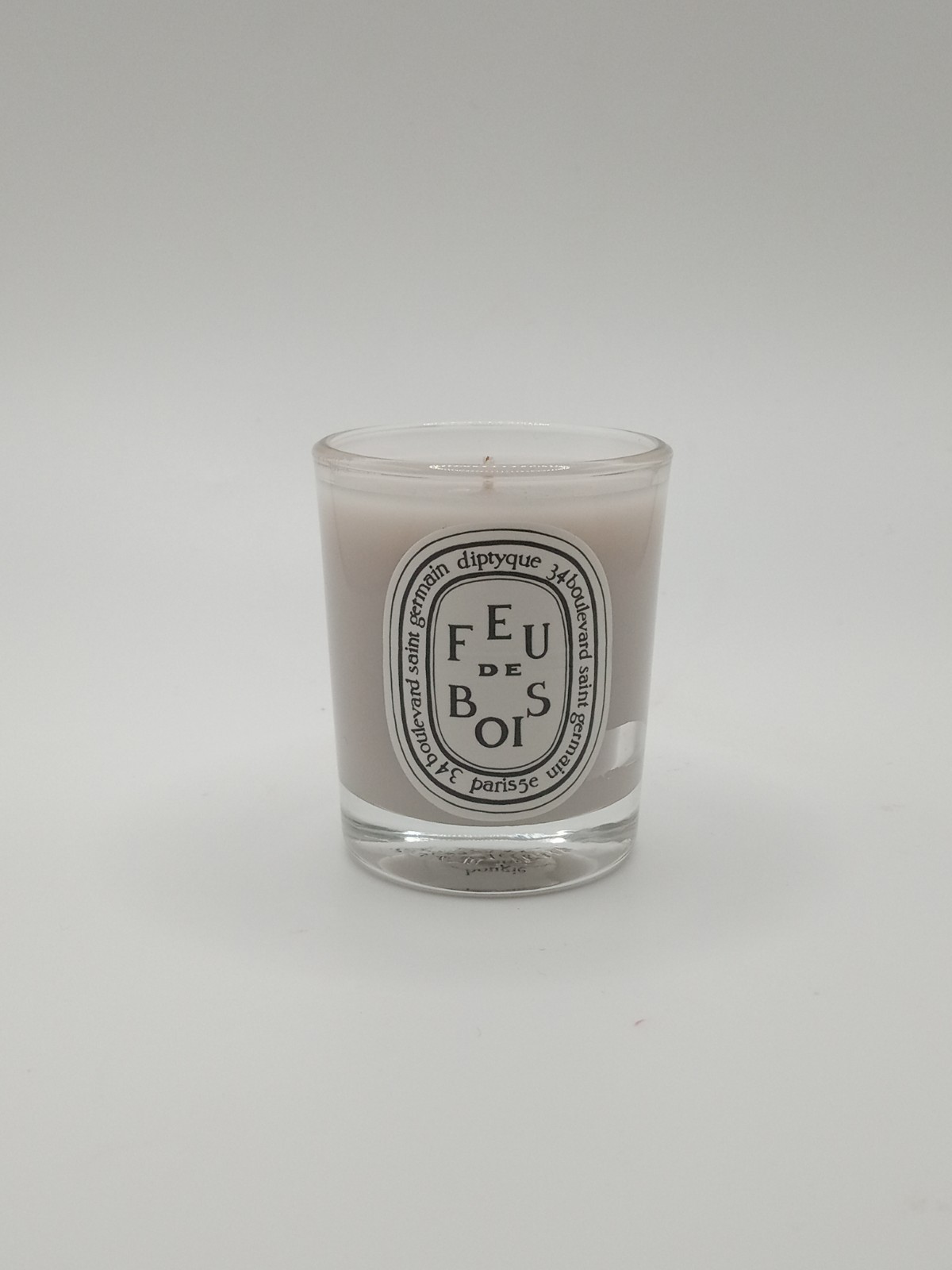 diptyque Feu de Bois Scented Candle Wood Fire 35g 1.23 oz White Wax