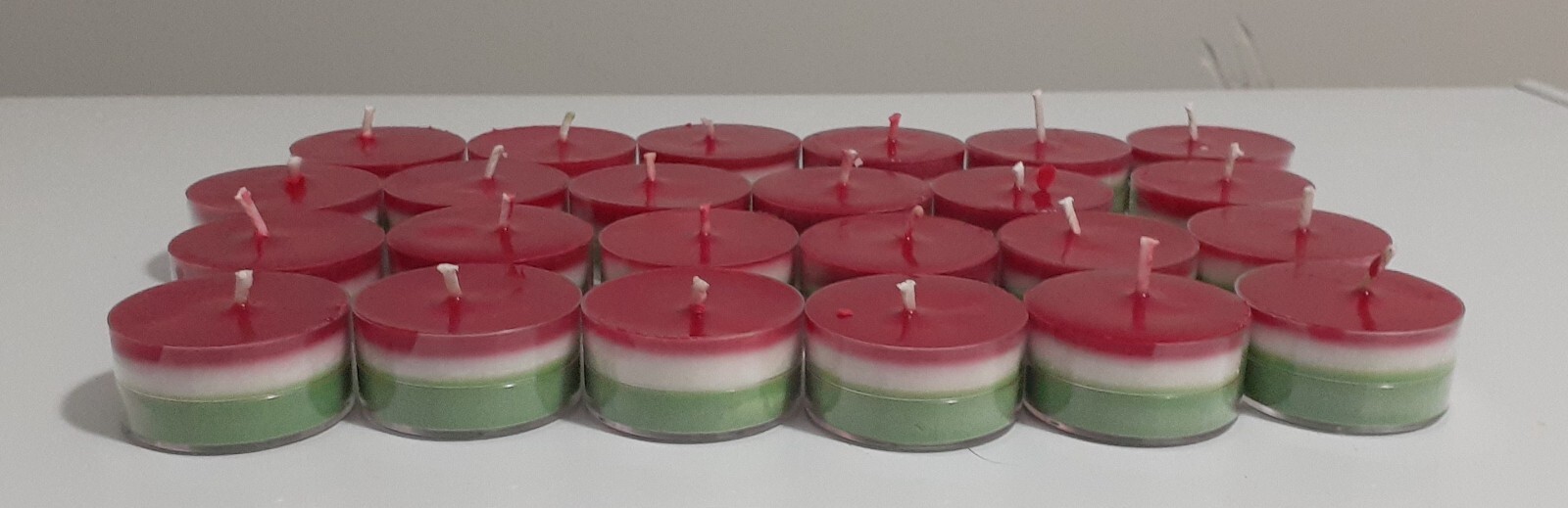 25 TEA LIGHTS CHOCOLATE CANDY CORN HIGHLY SCENTED HANDMADE SOY WAX