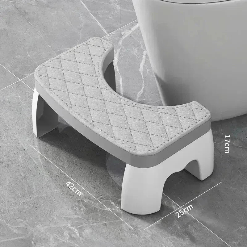 Non-slip Toilet Step Stool Squatty-Potty Bathroom Squat Chairs Furniture