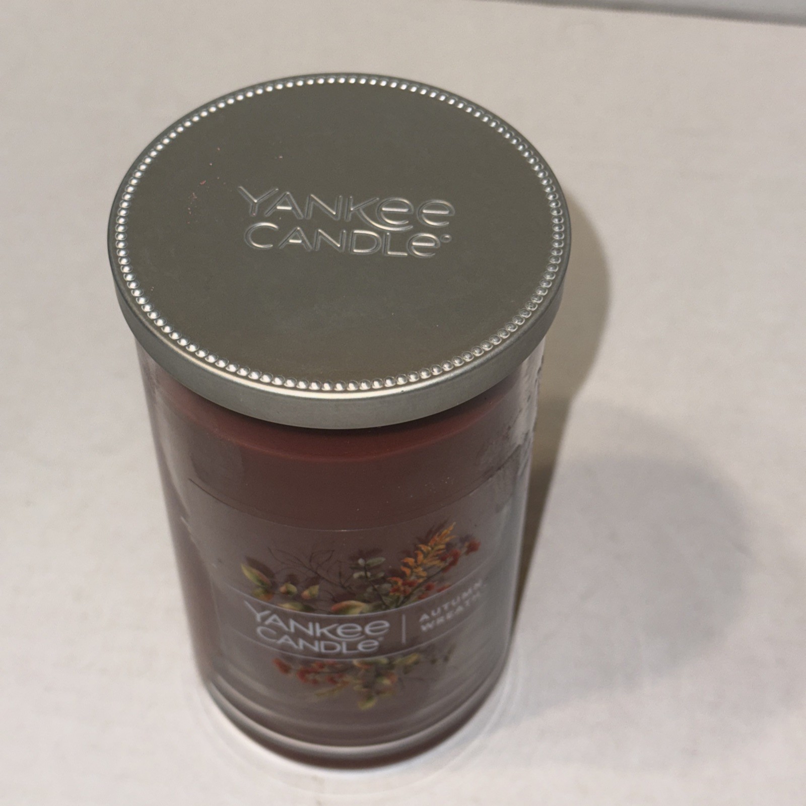 NEW-Yankee Candle AUTUMN WREATH Large 14.25oz.