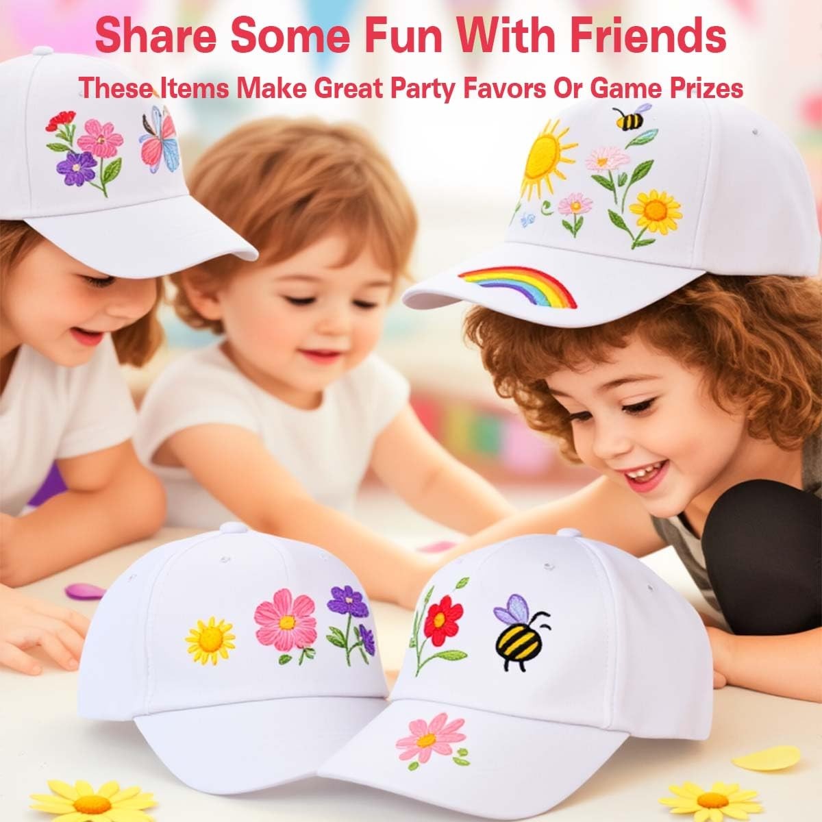 Bulk Adjustable Polyester Baseball Caps DIY Plain Hats For Party Outdoor Sports