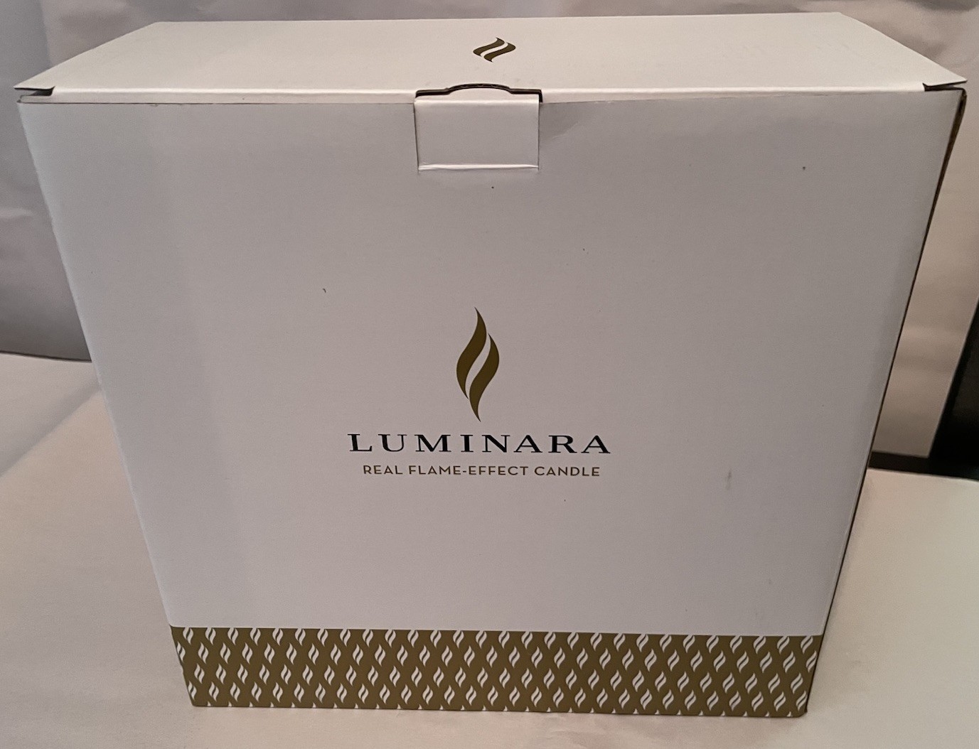 Luminara Flameless 5″ & 7″ Pink Glitter 2 pack Candle Set Timers and one remote