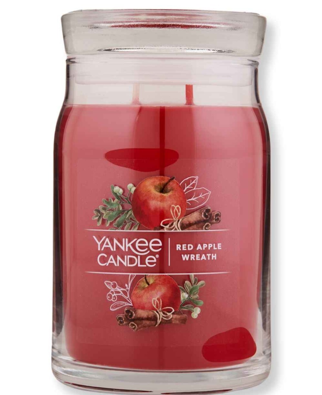 2 Pack Yankee Candle Macintosh & Red Apple Wreath 20 OZ Ea Combo
