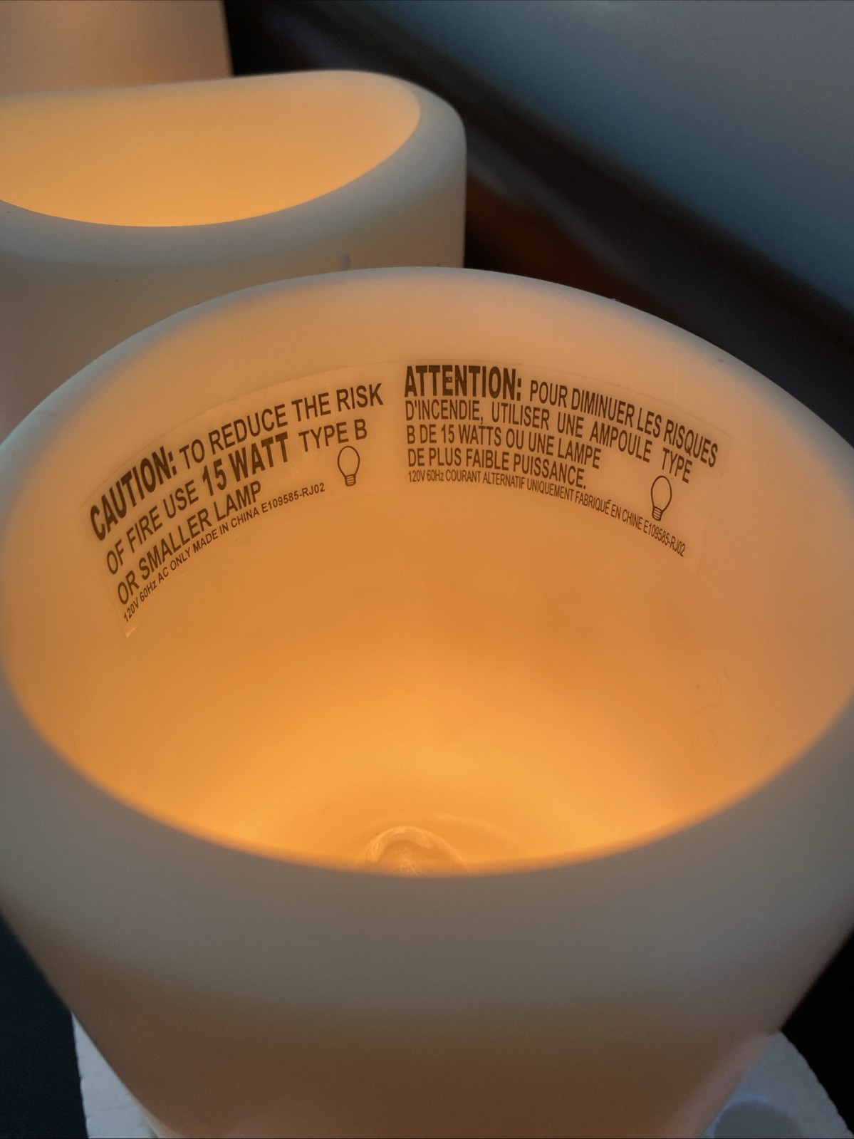 Restoration Hardware Flameless 6 Pillar Candle String Lights 8” 7” + 5.5” High