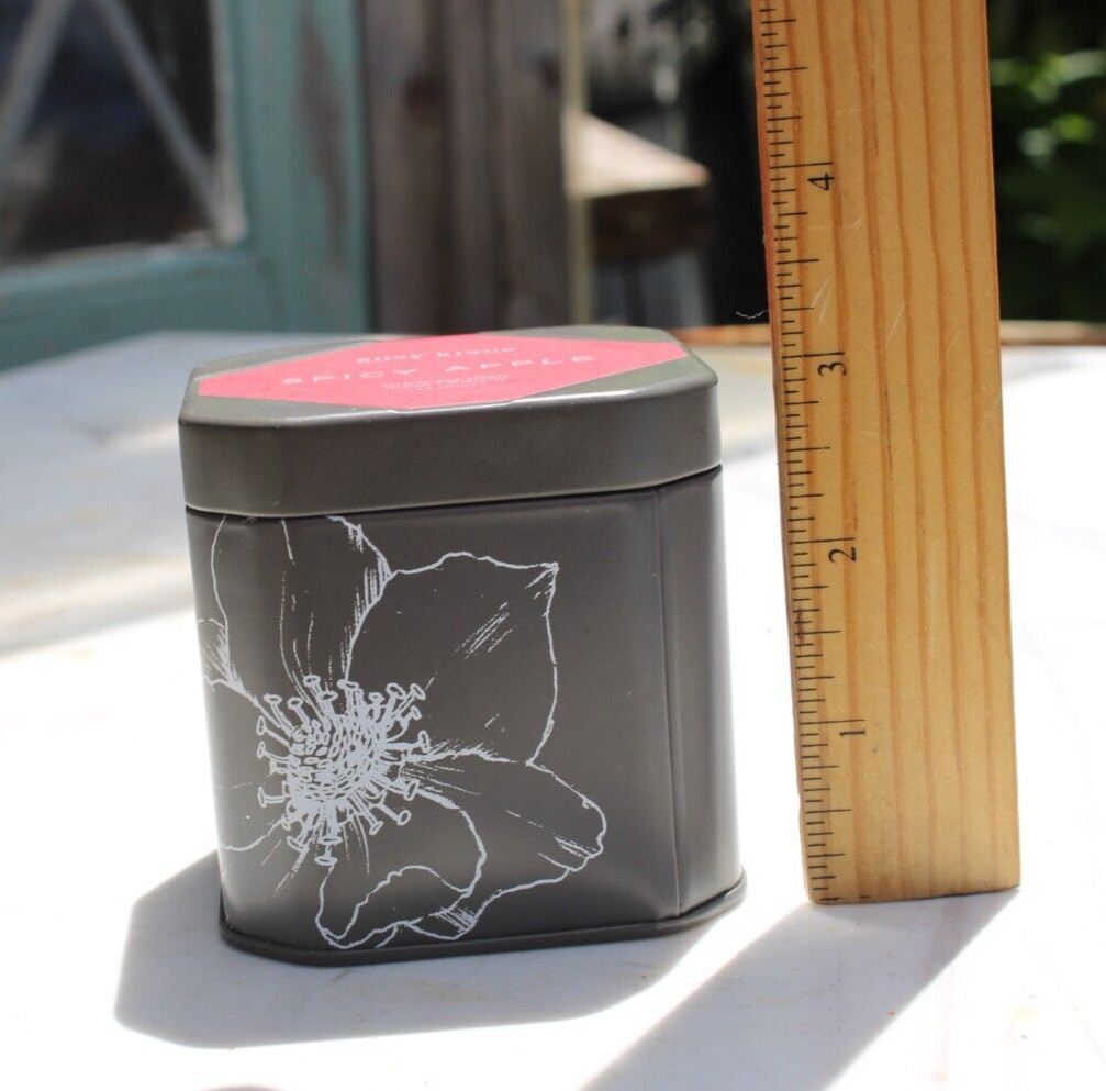 Rosy Rings Botanical Signature Travel Tin Candle – Spicy Apple – Lrg. 8.4 oz