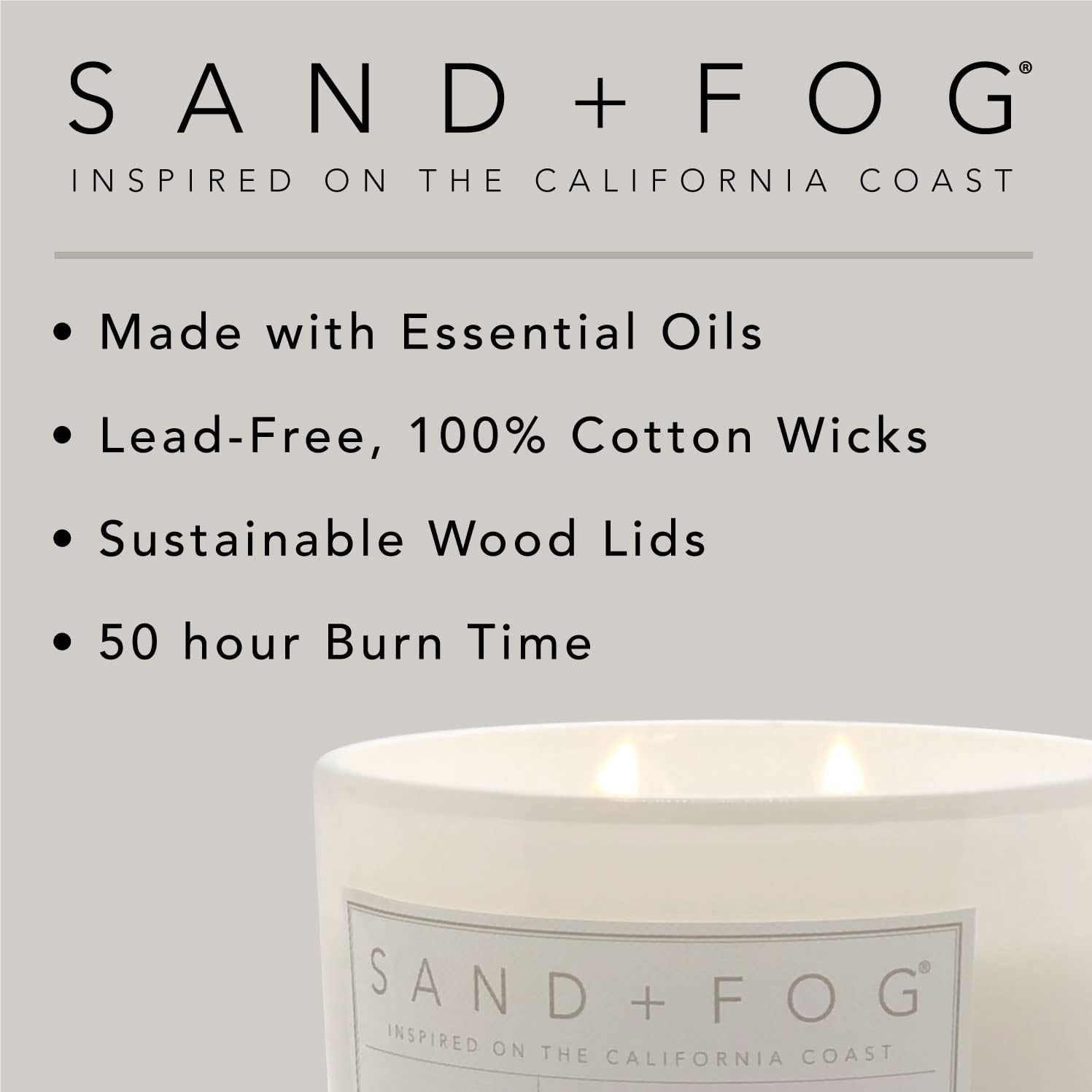 Chic 21 oz Candle – Ocean & Sea Salt – Clean Burn, Perfect for Any Occasion