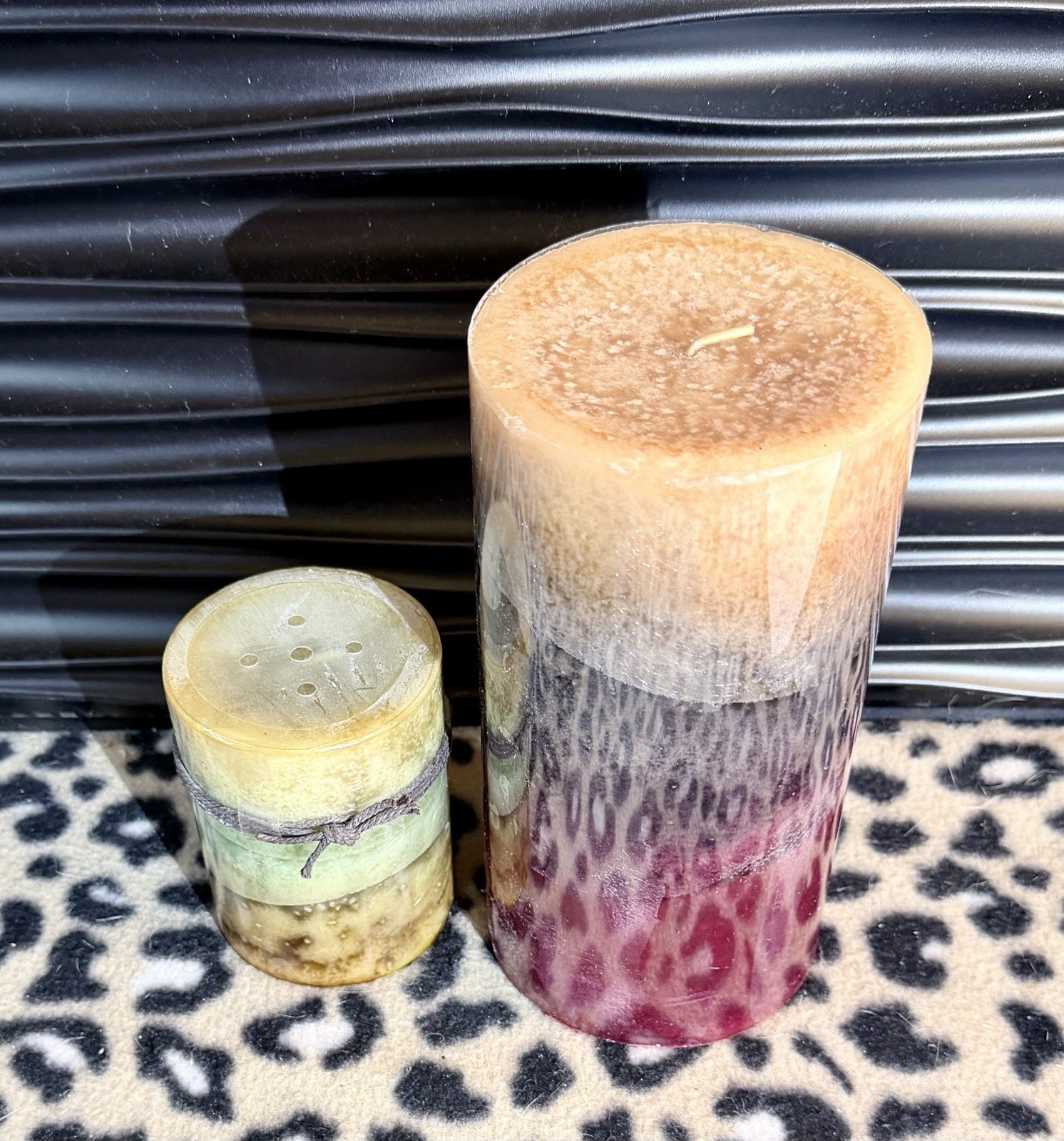Multi Color Pillar Candles. 105