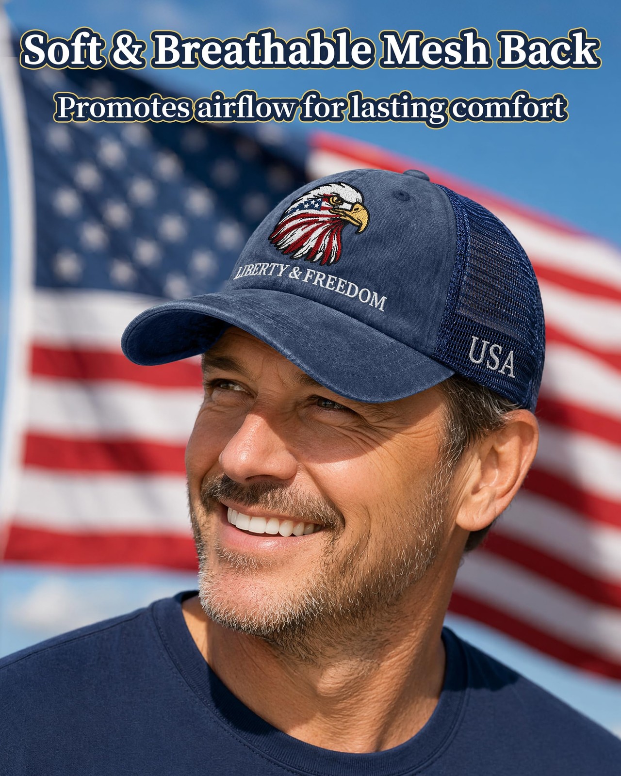 250th Anniversary Embroidered Eagle Hat for Men and Women Vintage Adjustable …
