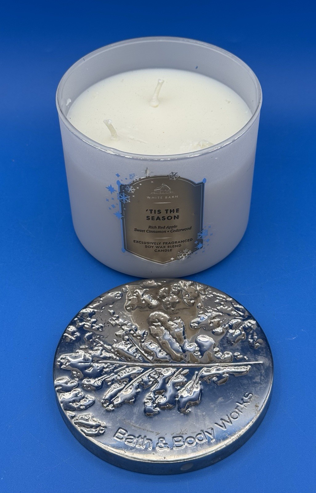 Bath & Body Works TIS THE SEASON 3 Wick Candle Burns 25-45 Hrs NEW