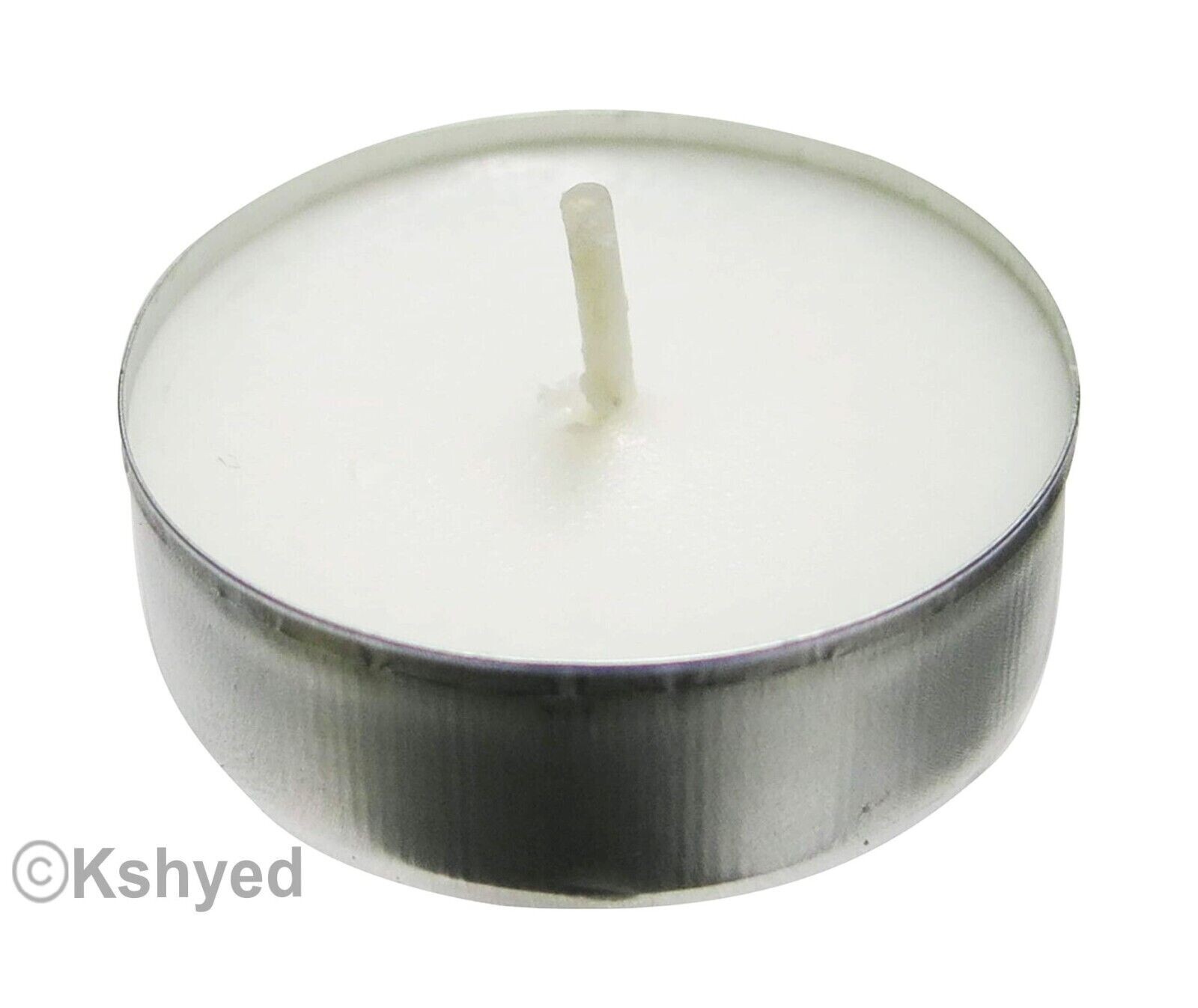 50 PCS Unscented Tealight Candles 2.5 Hour Burn Time White Dripless Long Lasting