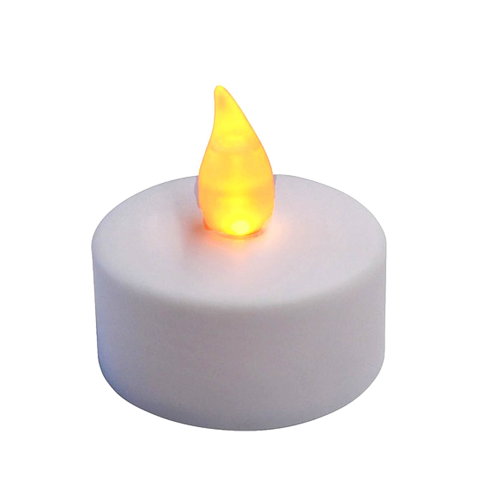 LED Tea Light Set of 10 incl Remote Control Warm White incl. Batteries CR2032 10x #22