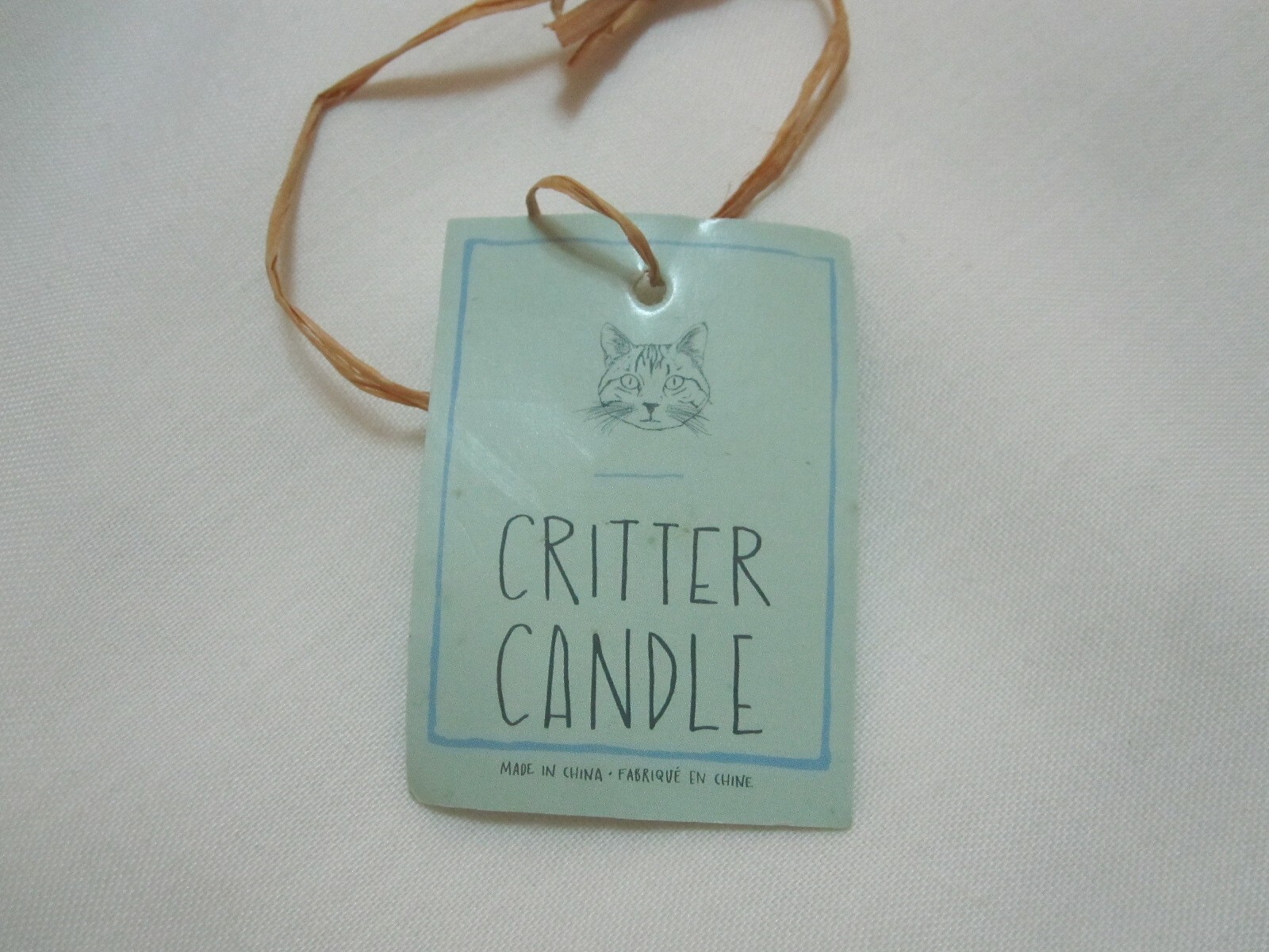 Urban Outfitters Exclusive: Critter Candle Turquoise Cat (6 in. tall | 12 oz.)
