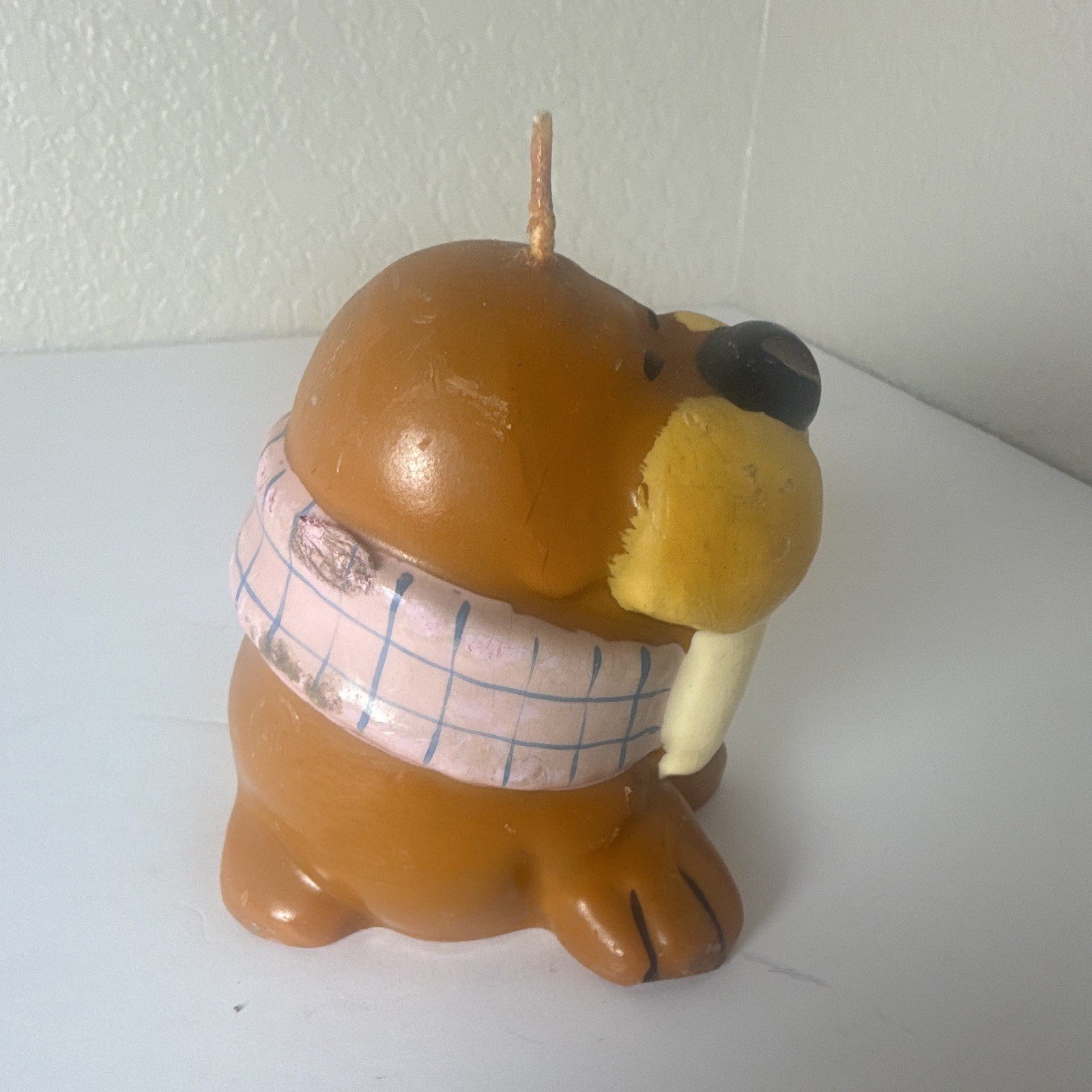 Wicks N Sticks Walrus Animal Figurine Wax Candle 4in Small Unscented Scarf Decor