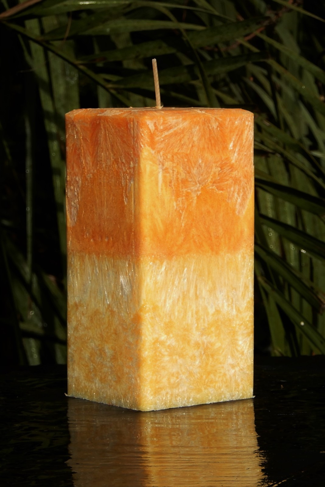 Citronella 1.2kg Square Crystalized Candle Pure Essential Oils Handmade in QLD
