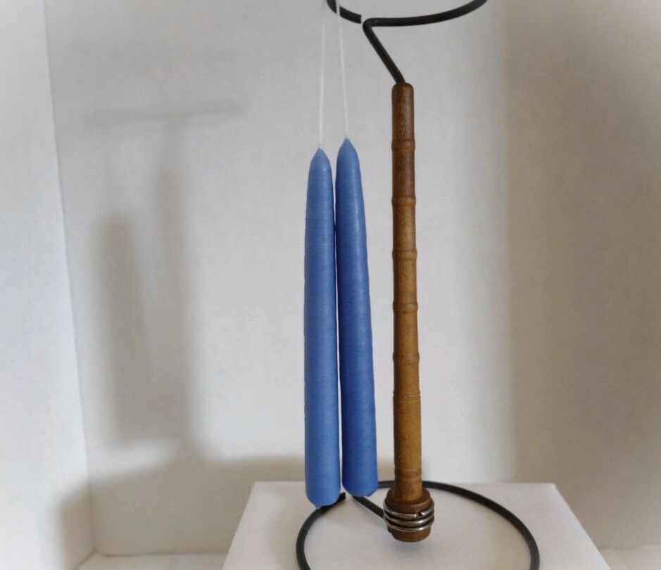 Hand-Dipped Taper Candle Pair ~ 9″ Standard size ~ 3/4″ diameter base ~ 6 Colors