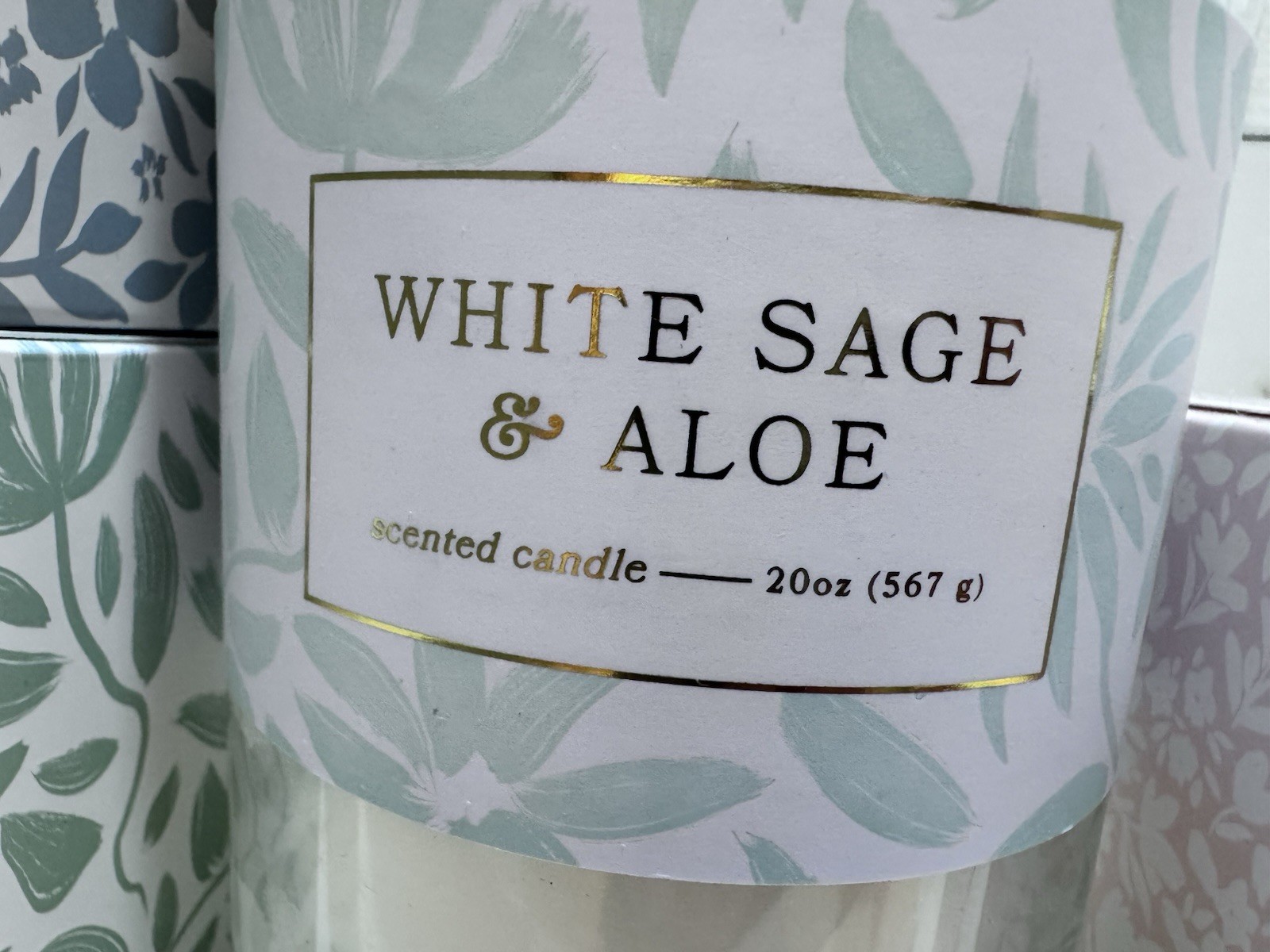 Overjoyed Boutique Candle Lot 6 SeaSalt Bergamot Magnolia Sage Aloe 4-6oz 2-20oz